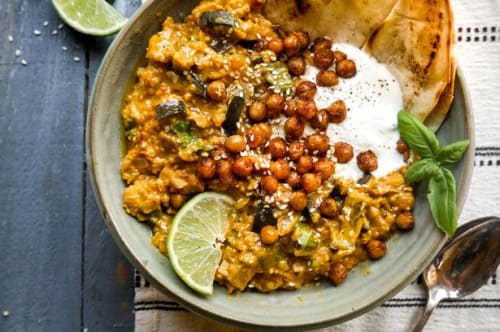 Quinoacurry med butternutsquash