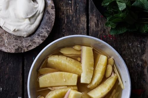 Ananas med rom og citrongræs