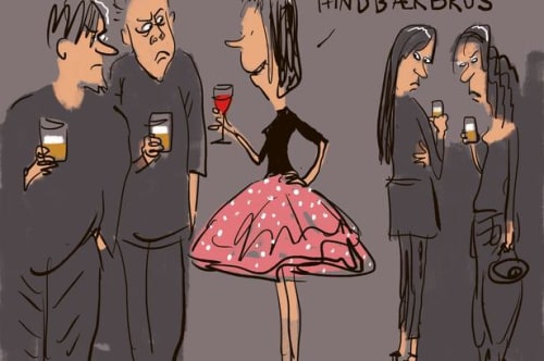 Til sidst svarede jeg lidt flabet: »Har du et behov for at være påvirket til en barnedåb?«