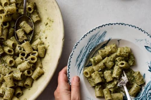 Pasta med pistaciepesto