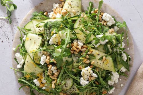 Squashsalat med citronvinaigrette