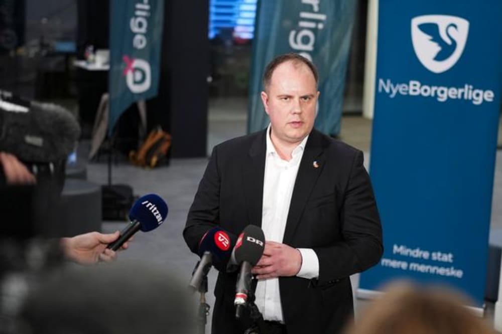 Martin Henriksen er ny formand for Nye Borgerlige, hvis tidligere formand forsøgte at lukke partiet.Foto: Claus Fisker/Ritzau Scanpix
