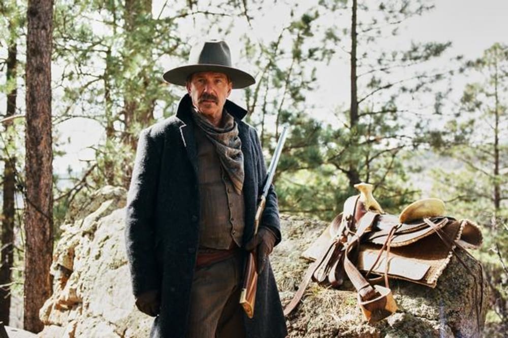 Costner i hovedrollen i sin episke western 'Horizon'.