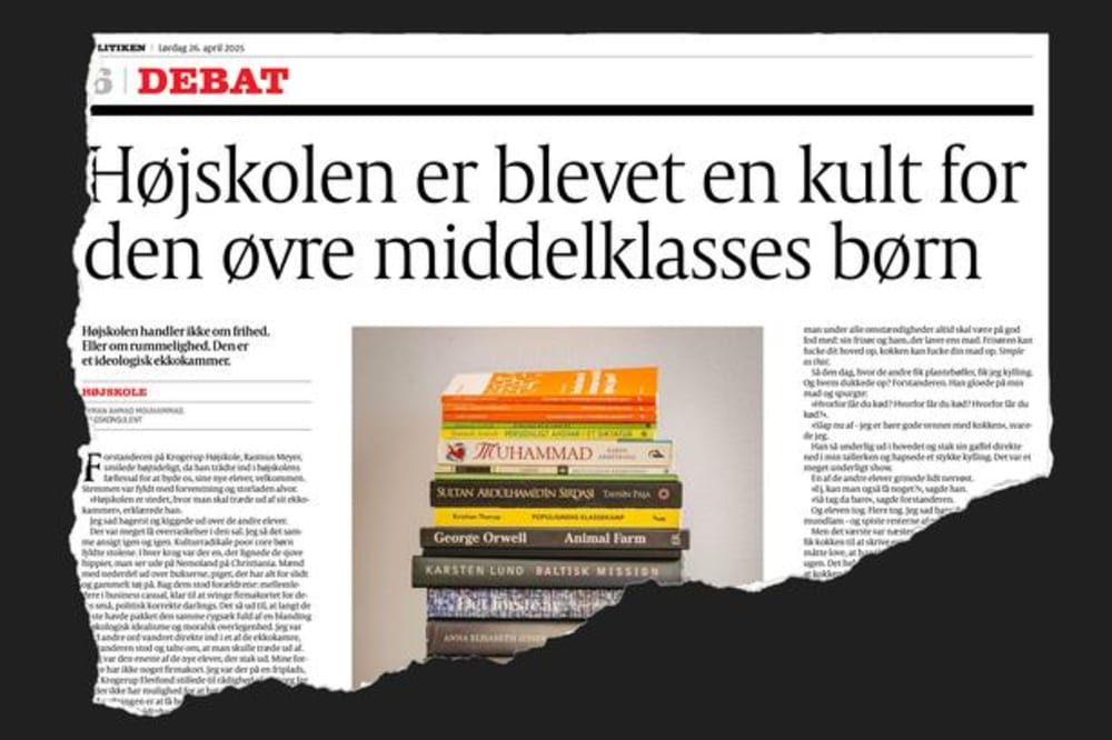 Anklagen ramte mig hårdt. For ligesom Ayman kommer jeg ikke fra den øvre middelklasse