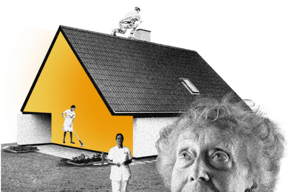 Christine Vierø Larsen. Originalfoto: Tage Christensen, Ole Buntzen, Freepik