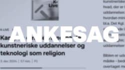 Kunstakademiet får ikke medhold i kritik af kulturprogram