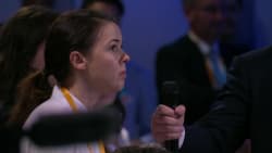 Ukrainsk journalist stjal opmærksomheden til Trumps pressemøde med sin personlige historie