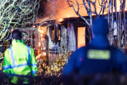 To personer er døde i alvorlig brand i i haveforening