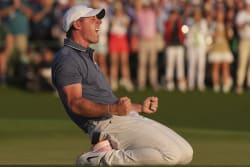 Golfstjerne i tårer efter historisk bedrift