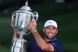 Amerikansk verdensetter vinder golfmajor i North Carolina