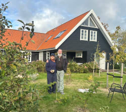 Gitte og Tune er rykket fra altan på Amager til skovhave i Kerteminde 