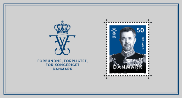 Kong Frederik kommer på nyt frimærke 