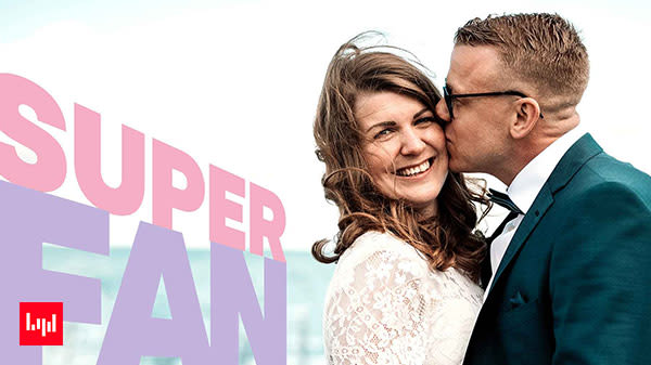 Superfan: Gift ved første blik