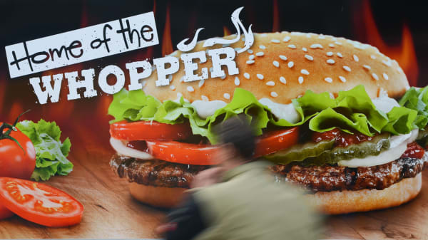 Retssag: Er Burger Kings Whopper lige så stor som på reklamebillederne?