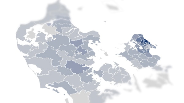 Ét sted betaler hver fjerde topskat: Så mange topskattebetalere er der i din kommune
