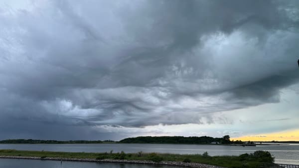 Stort regnvejr bevæger sig mod Danmark 