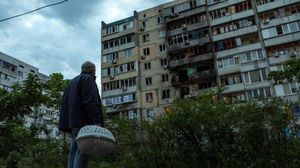 Massivt angreb mod Kyiv viser Putins sande ansigt, skriver Zelenskyj 