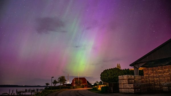 Kraftig geomagnetisk storm giver mulighed for nordlys