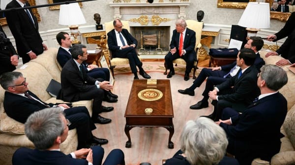 Merz besøger Trump i Det Hvide Hus 