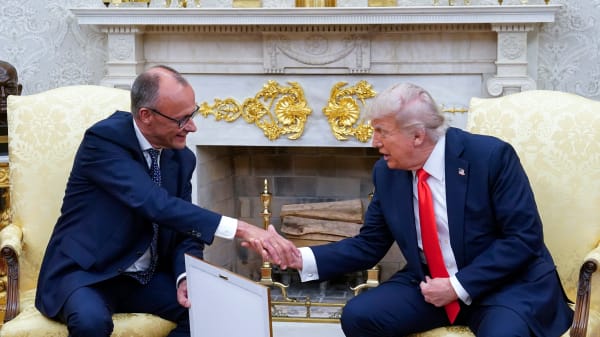 Et 'vigtigt møde for hele Europa' gik tilsyneladende strålende: 'I den amerikanske præsident har jeg fundet en, jeg kan tale godt med'
