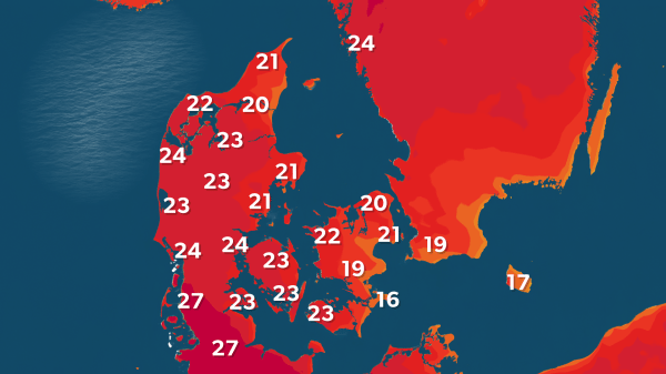 Over 25 grader: Vi kan få årets første sommerdag