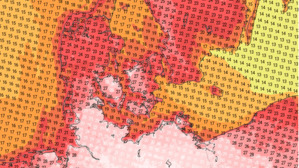 Pyh! Op mod 30 grader i dag: Se, hvor varmt det bliver hos dig 