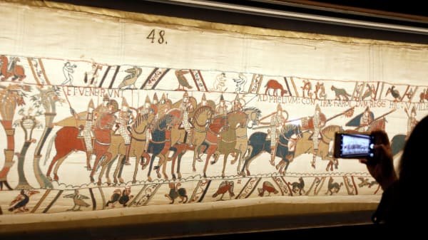 Bayeux-tapetet vender tilbage til Storbritannien efter 900 år 