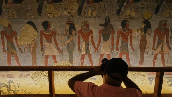 Egypten åbner farao Amenhotep III's over 3000 år gamle grav for offentligheden