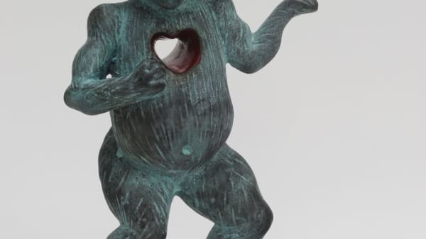 Ikonisk bronzebamse stjålet: Dukkede pludseligt op ved skrothandler 