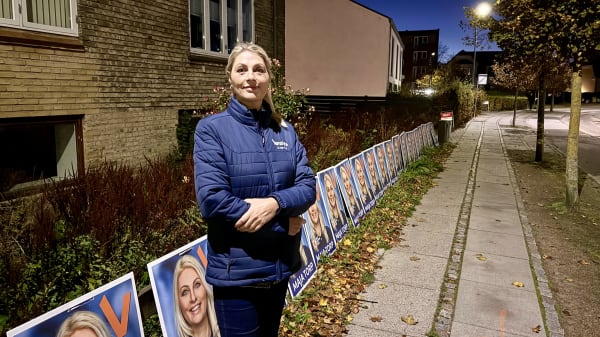 Politikers valgplakater forsvandt – nu har hun meldt en borger til politiet