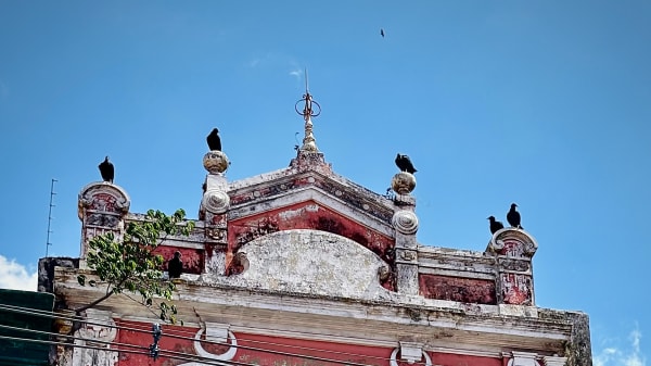 Solen svider, og det føles som om, man står for tæt på et tag i brand. Mon forhandlerne tager dét med ind til bordet?