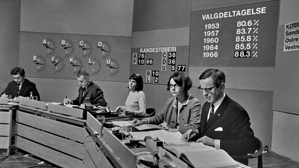 DR holdt sin første valgaften for præcis 100 år siden: Dengang var der levende musik mellem valgresultaterne