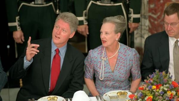 Bill Clinton mindes sit besøg hos dronning Margrethe: 'Jeg elskede at være der'