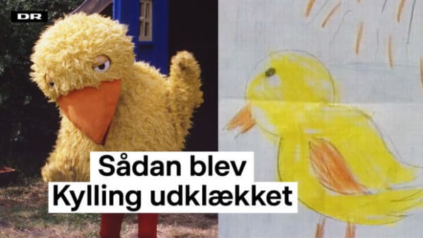 40 år: Kylling blev skabt på baggrund af 2.000 tegninger fra børn i hele Danmark