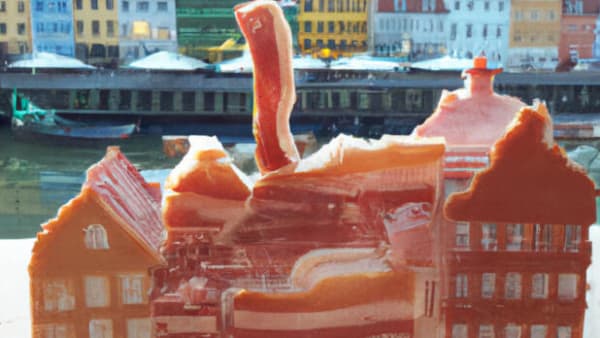 Nyhavn lavet af bacon og en svane, der cykler gennem København: Kunstig intelligens forvandler ord til realistiske fotos 