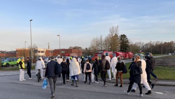 Ammoniakudslip på kyllingefabrik har sendt 16 medarbejdere på skadestuen 