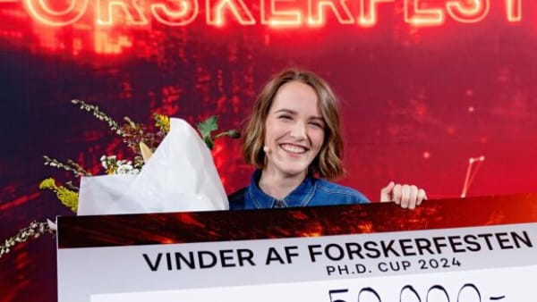 Nathalie sejrede i Ph.d. Cup 2024: Hun har forsket i, hvad bakterier snakker om