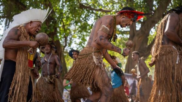 Brasilien hylder fjerkappe, der er vendt hjem fra Danmark efter 335 år