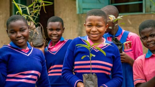 Børnenes U-landskalender 2024 er klar: I år kommer børn i Uganda i grøn skole for overskuddet