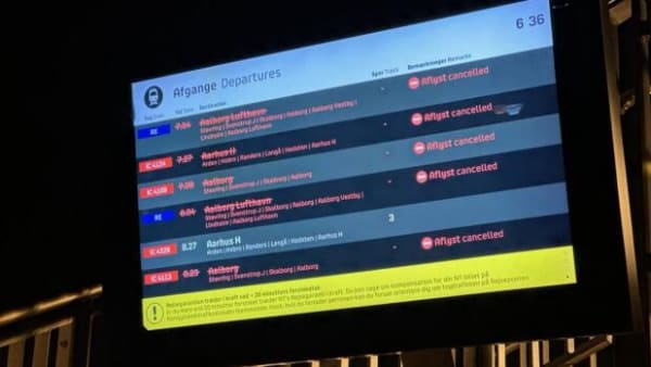 Mandag var togene tilbage - torsdag måtte de rejsende med togbusser igen