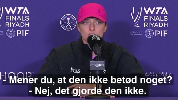 Forbavset tennisstjerne vidste ikke, at sejr var ligegyldig... indtil journalist fortalte det