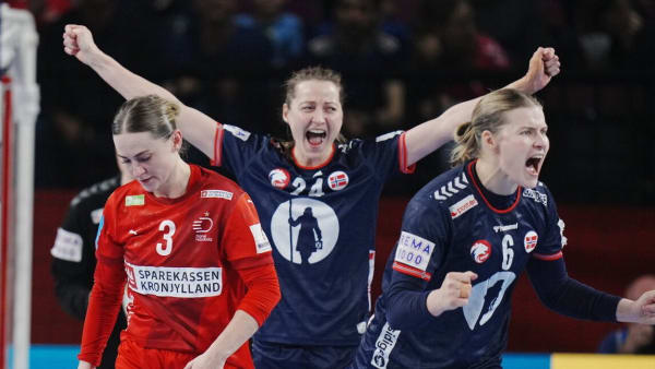 Norge knuser Danmark og vinder EM-guld