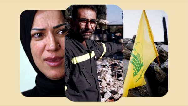 Israelske missiler begravede hans kolleger i civilforsvaret. Nu vender Khaled tilbage til åstedet