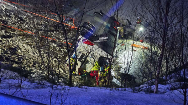 Alvorlig busulykke i Norge: Mindst tre personer omkommet