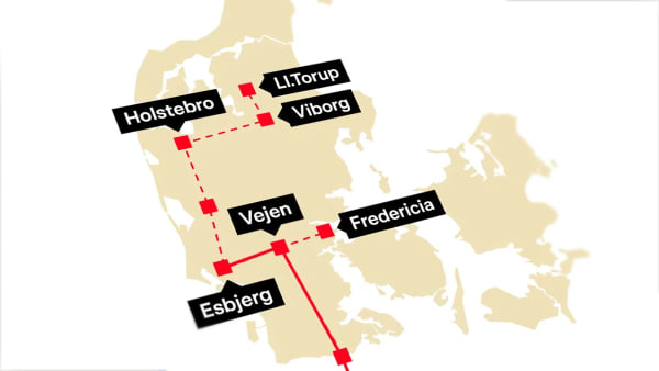 Flertal aftaler brintrør til Tyskland ved brug af statsstøtte