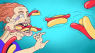 Mikael spiser 35 hotdogs på et kvarter: 'Det lyder lidt absurd'
