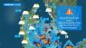 Kraftig regn rammer især Østdanmark på pinsedag