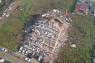 Billeder fra før og efter viser omfanget af jordskælvenes ødelæggelser
